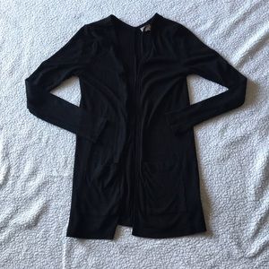 Black cardigan